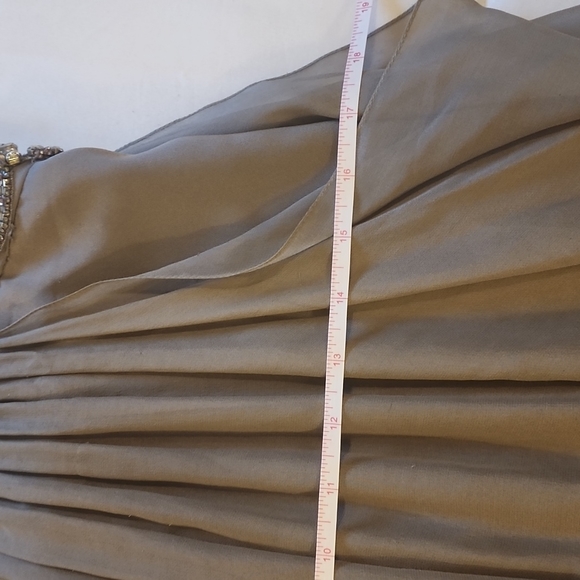 Grey Marchesa Beaded Gown - Picture 9 of 9